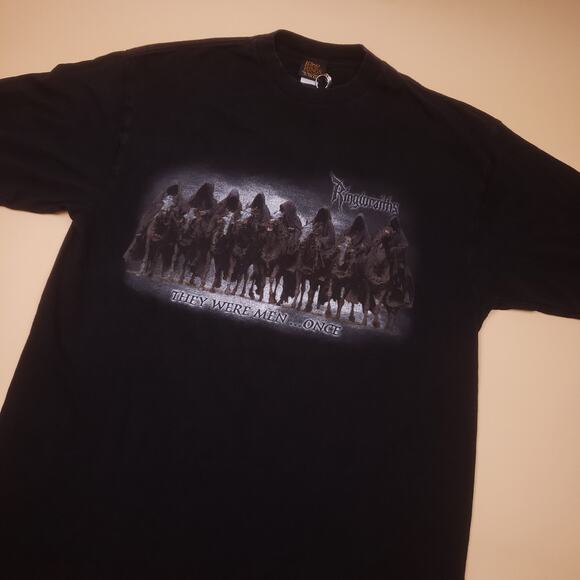 Vintage y2k Lord of the Rings Ringwraiths LOTR Movie Graphic T Shirt Tee Rare - Picture 3 of 10